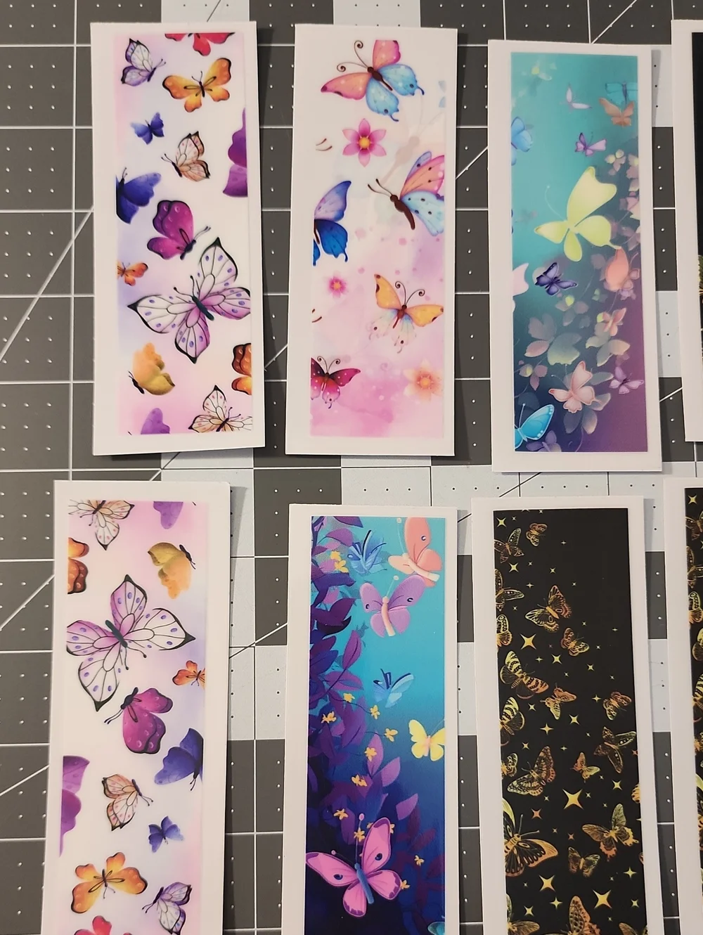 UVDTF Decorative Butterfly Pen or Bookmark wraps- Assorted Colors